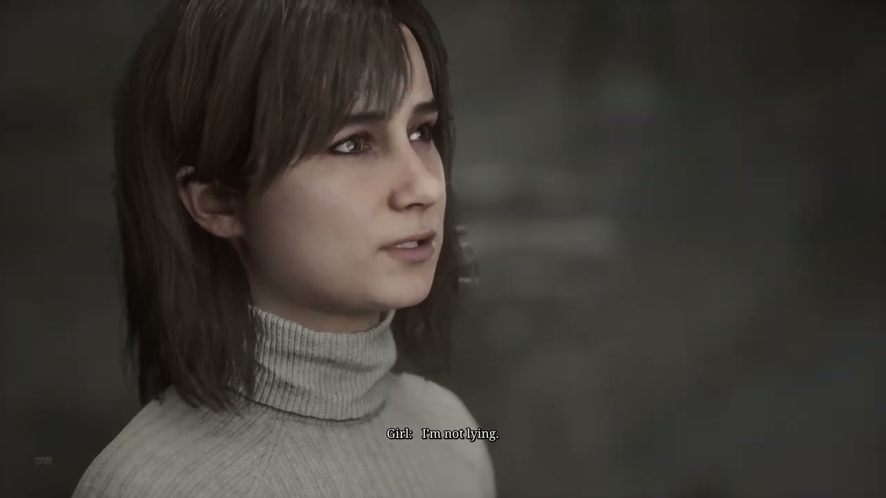 Сцена на кладбище из ремейка Silent Hill 2