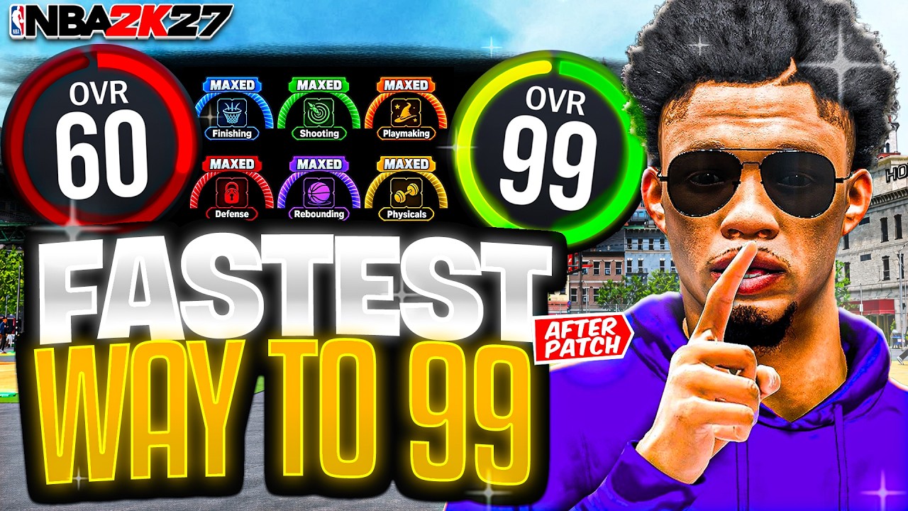 FASTEST 99 OVR METHOD in NBA 2K27! MAXED BADGES & UNLOCK 99 OVERALL in ONE DAY! BADGE METHOD 2K27