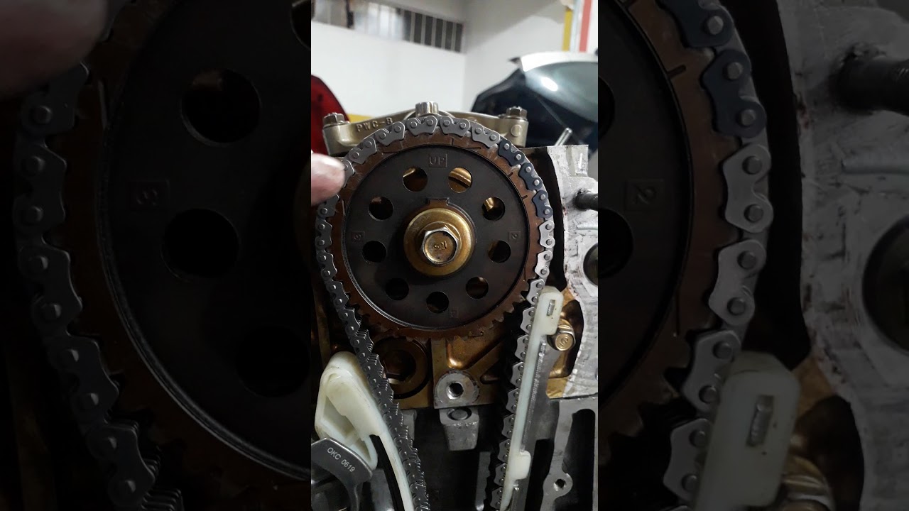 Sincronismo da corrente de comando honda fit 1.5 16v