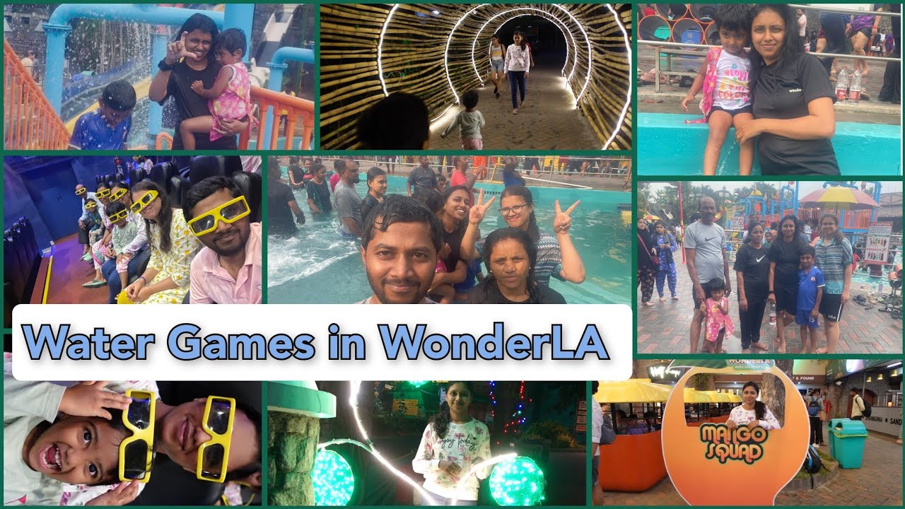 ನೀರಿನಲ್ಲಿ ಹೇಗೆಲ್ಲಾ Enjoy ಮಾಡಿದ್ವಿ ನೋಡಿ/Water Games in WonderLA🤩Wave Pool/ಕೊನೆಗೆ ನಮ್ಮ Dance ಹೇಗಿತ್ತು💃