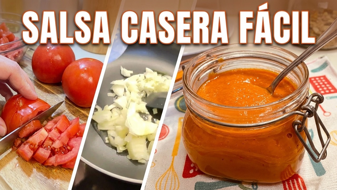 Cómo Hacer Salsa de Tomate Casera Fácil y Rápida