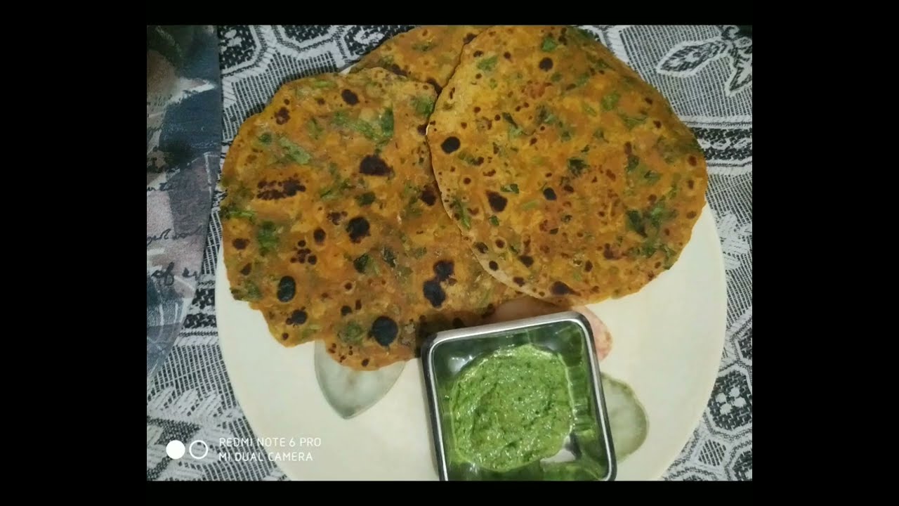 Winter special (પાલક પરોઠા)