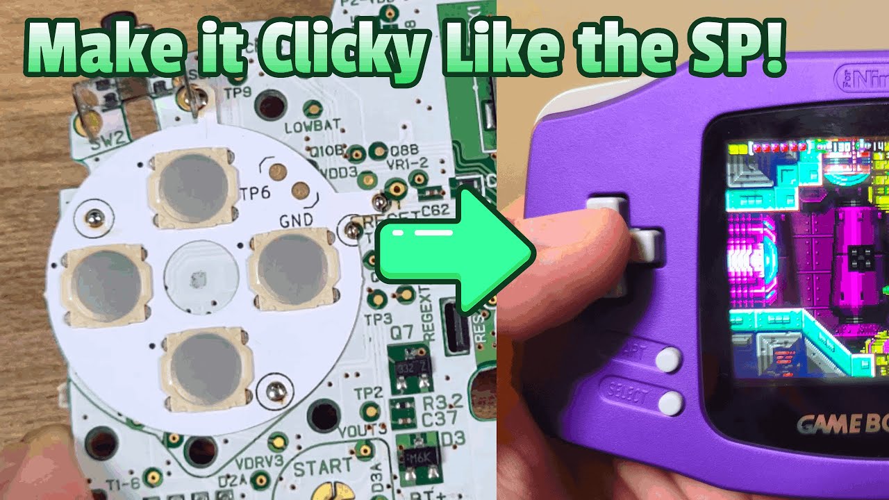 GBA Clicky Buttons Mod!