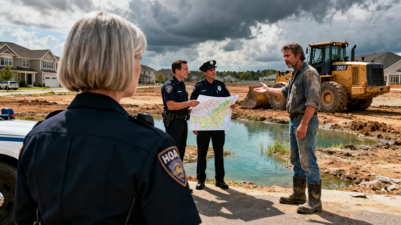 HOA ‘Police’ Tried to Stop My Bulldozer — Until They Learned I Own the Entire Watershed
