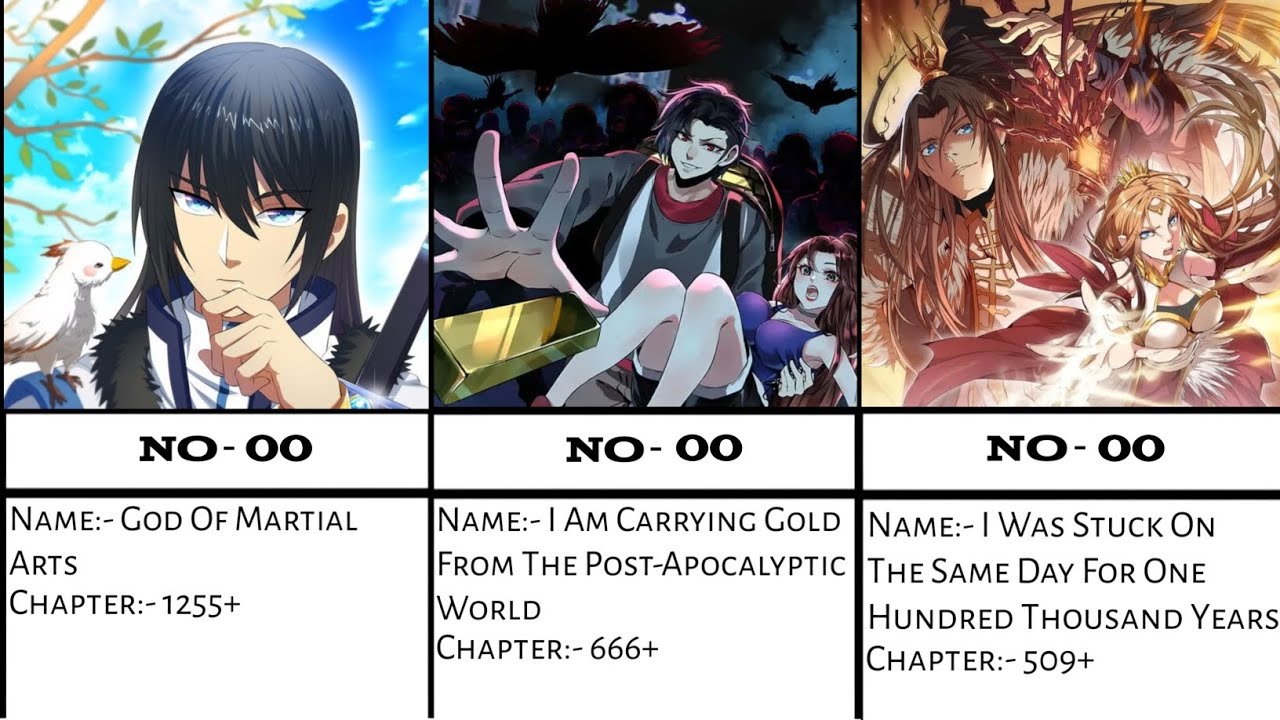 TOP 50 MANHWA/MANHUA WITH 500+ CHAPTERS