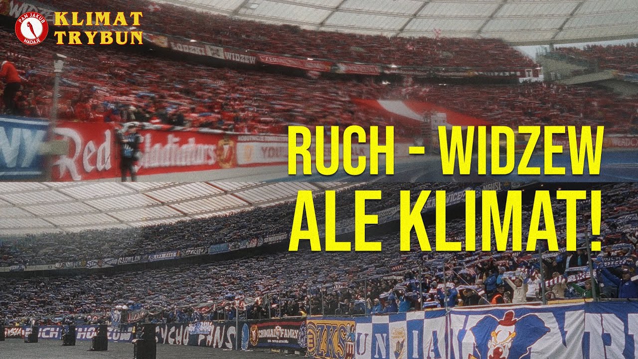 Wielki Mecz Przyjaźni! Ale doping Ruchu i Widzewa! | Początek meczu