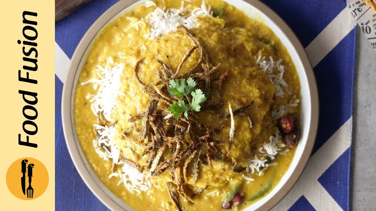 Daal Chawal with Kurkuri Bhindi Recipe by Food Fusion (Ramzan Special)