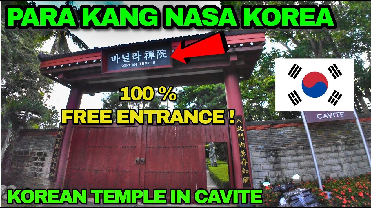 I FOUND THE FIRST KOREAN TEMPLE SA CAVITE | Legit parang nasa korea
