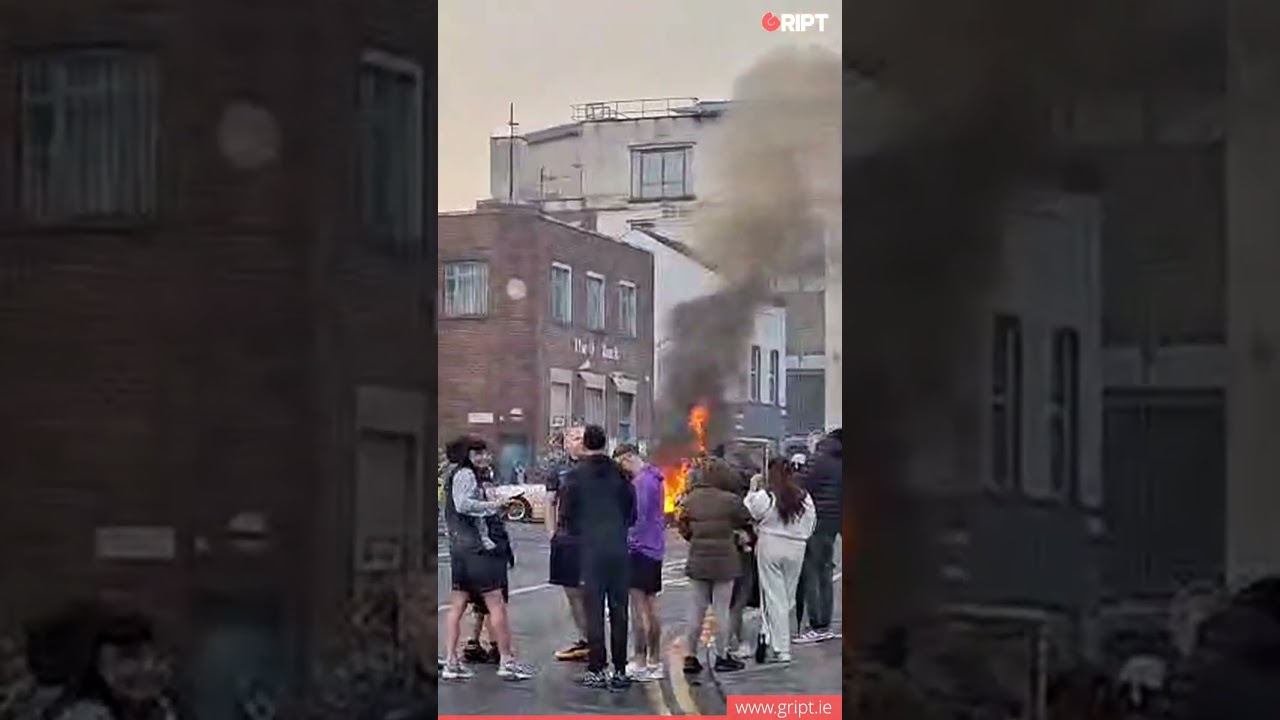Fire on Crumlin Road, Belfast
