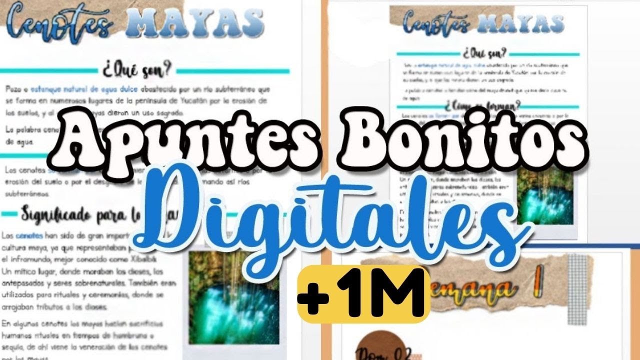 como hacer apuntes bonitos digitales 2023 | apuntes bonitos en word