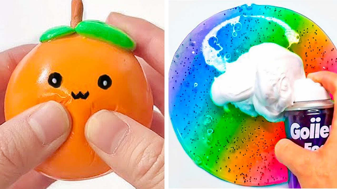 Удовлетворяющая слизь Slime ASMR | Расслабляющее видео слизи # 2558