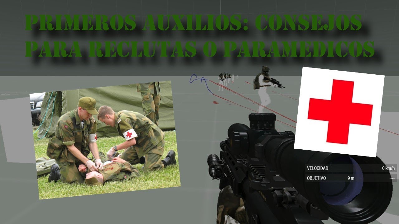 ARMA 3 - Tutorial General para Reclutas o Paramédicos sobre Primeros Auxilios en Combate
