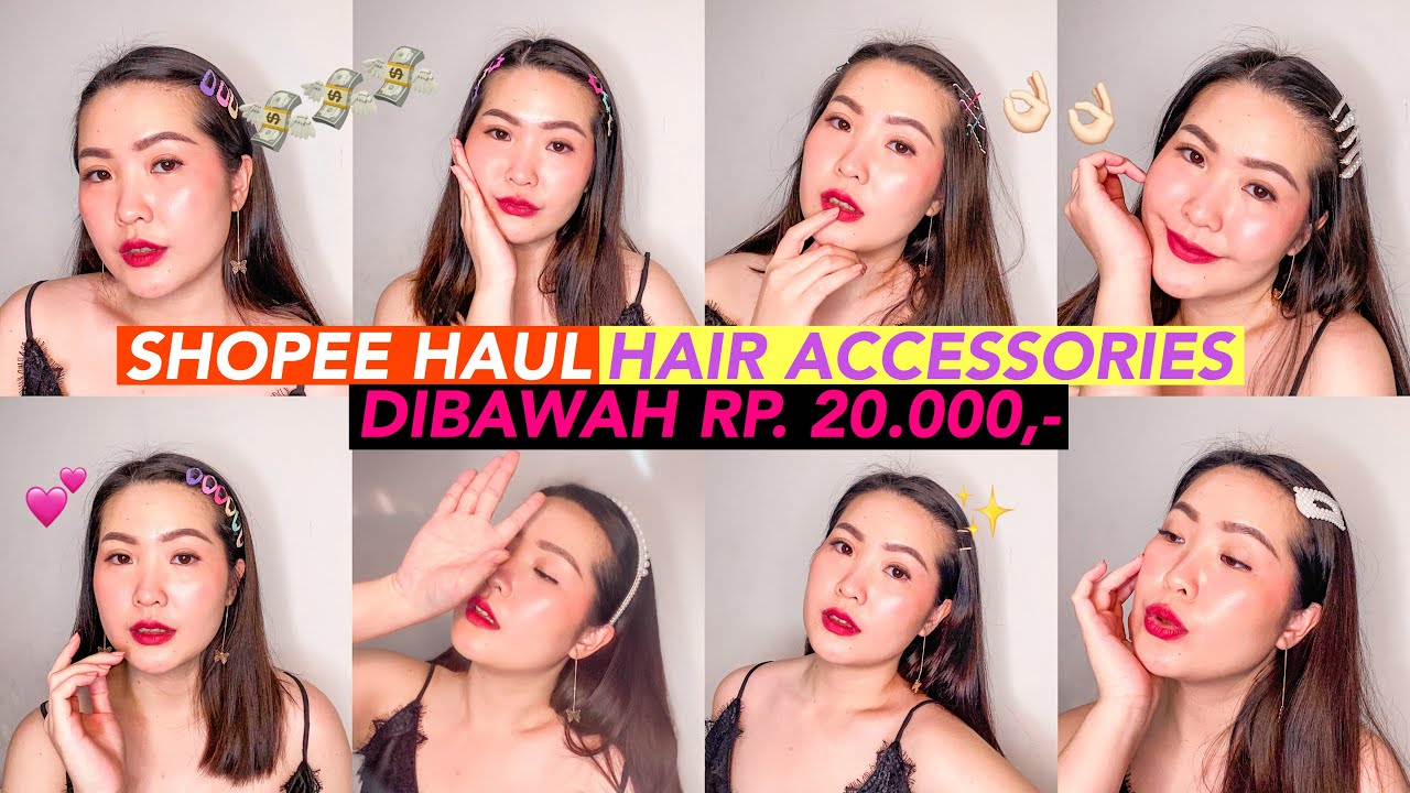 SHOPEE HAUL : AKSESORIS RAMBUT (JEPITAN MUTIARA, DLL) || DIBAWAH 20RIBU AJA😱 || REGINA BUNDIARTI