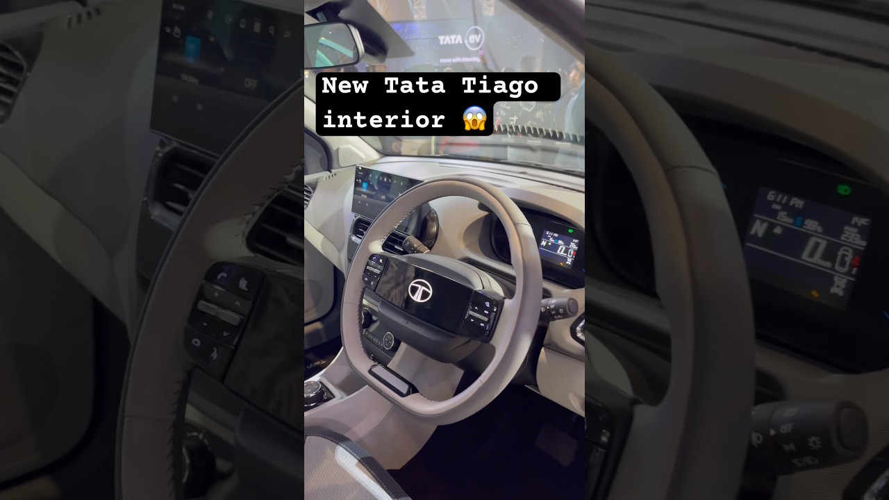 Updated Tata Tiago interior 2025