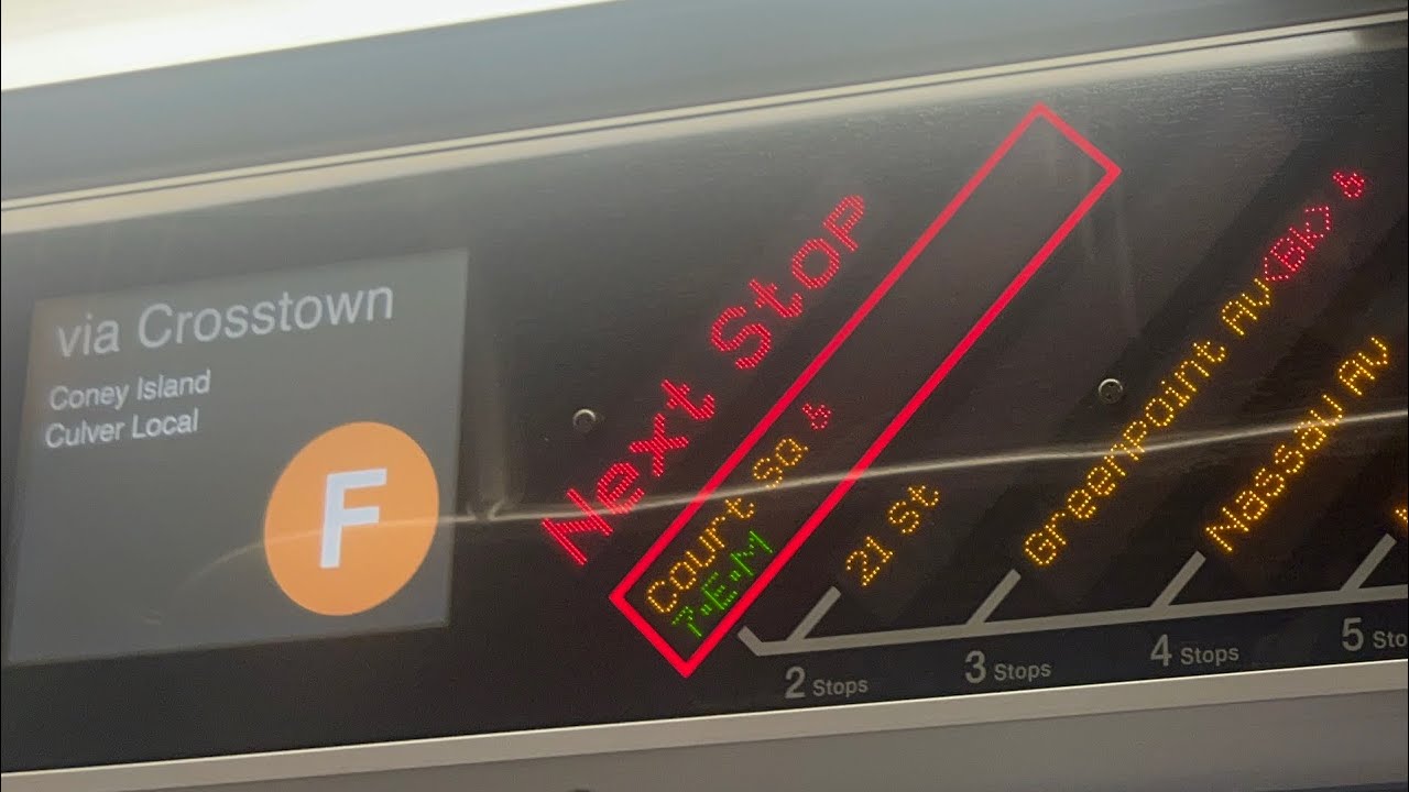 An F train&hellip; via Crosstown