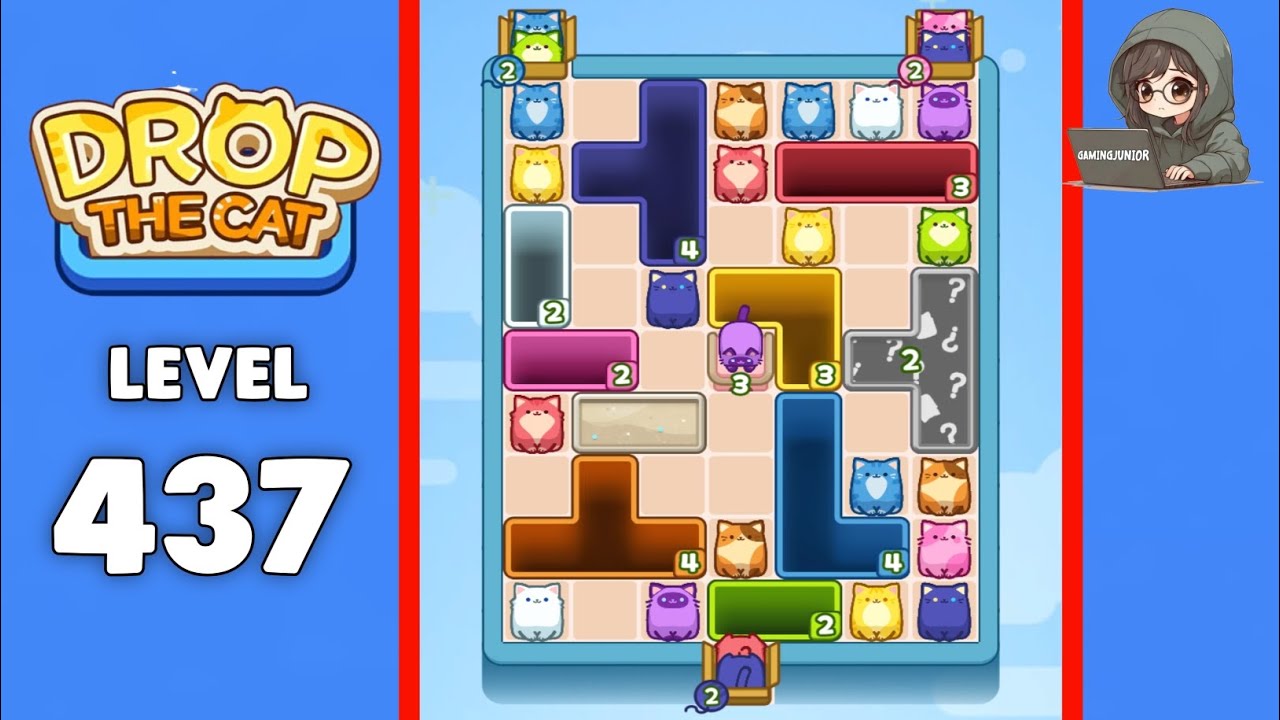 Drop The Cat level 437 solution