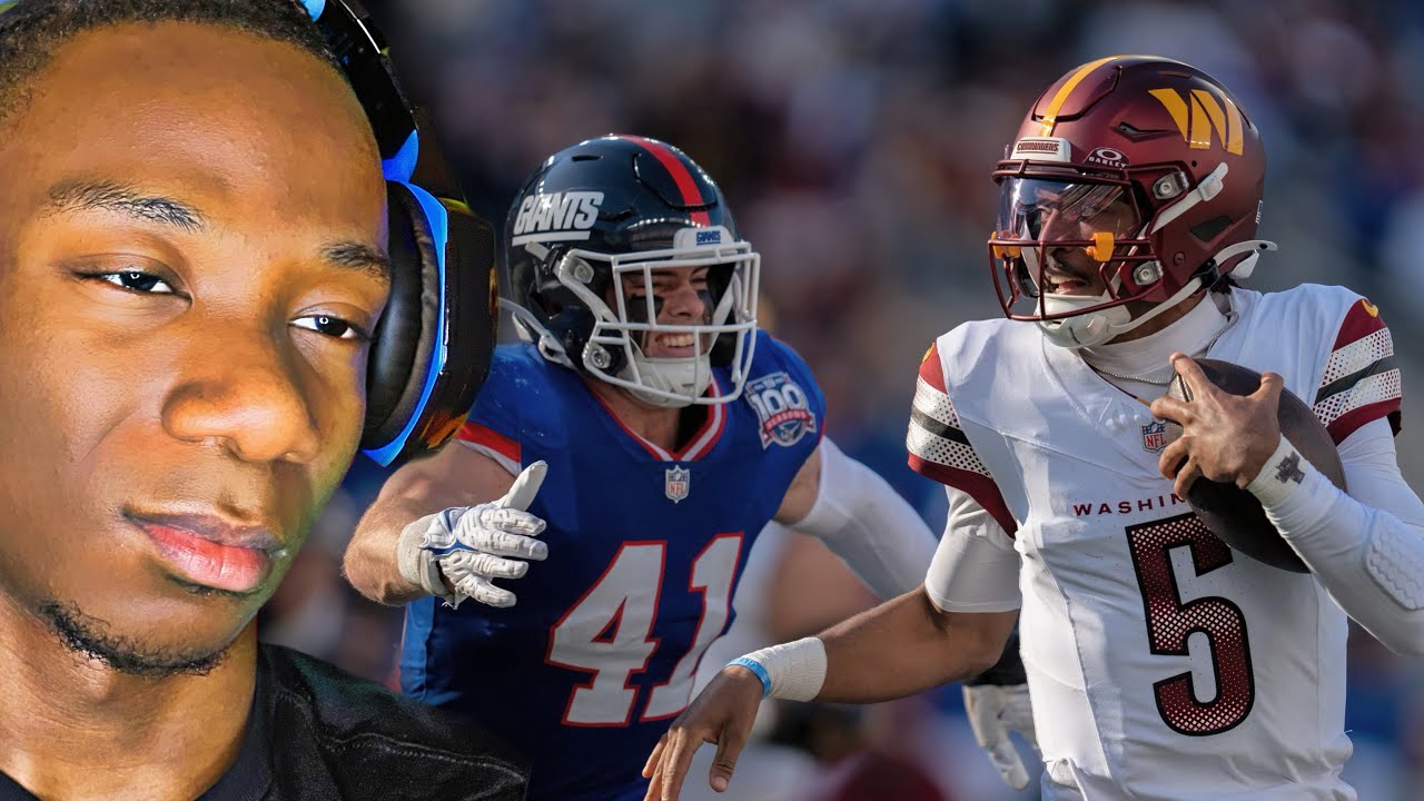 EAGLES FAN Reacts to Washington Commanders vs. New York Giants Game Highlights | NFL 2024 Week 9..