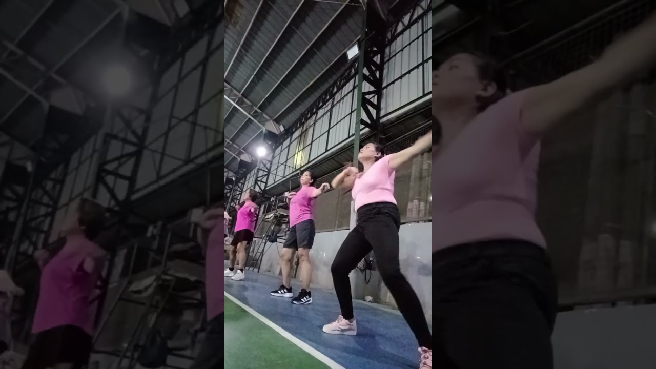 Zumba fitness pink on top part 1@Michelle-h8o9o 
