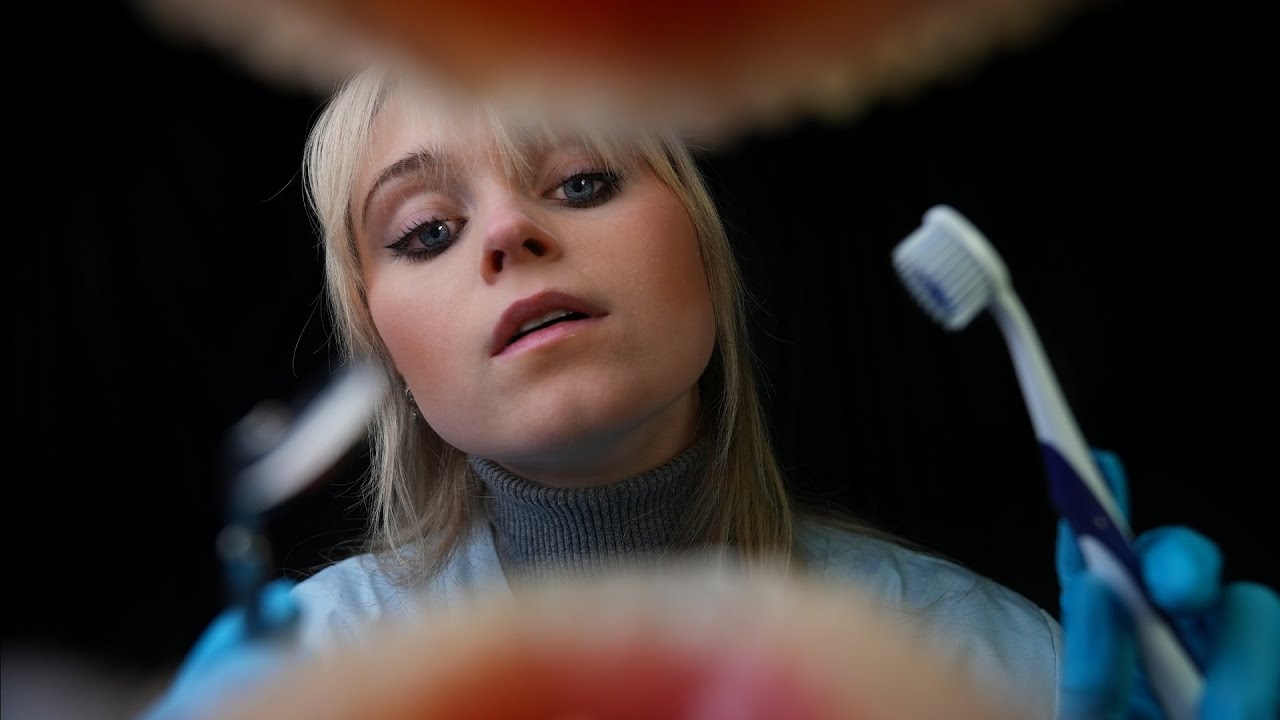 ASMR | 🦷 Checking and cleaning your teeth - DENTIST RP