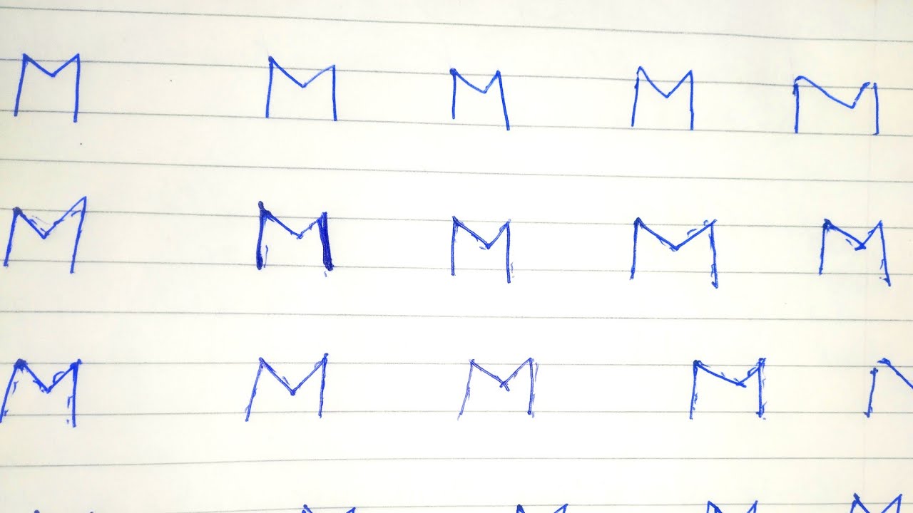 Letter M Tracing for Kids | Learn to Write Letter Alphabet | ABC Writing Practice for Nursery 