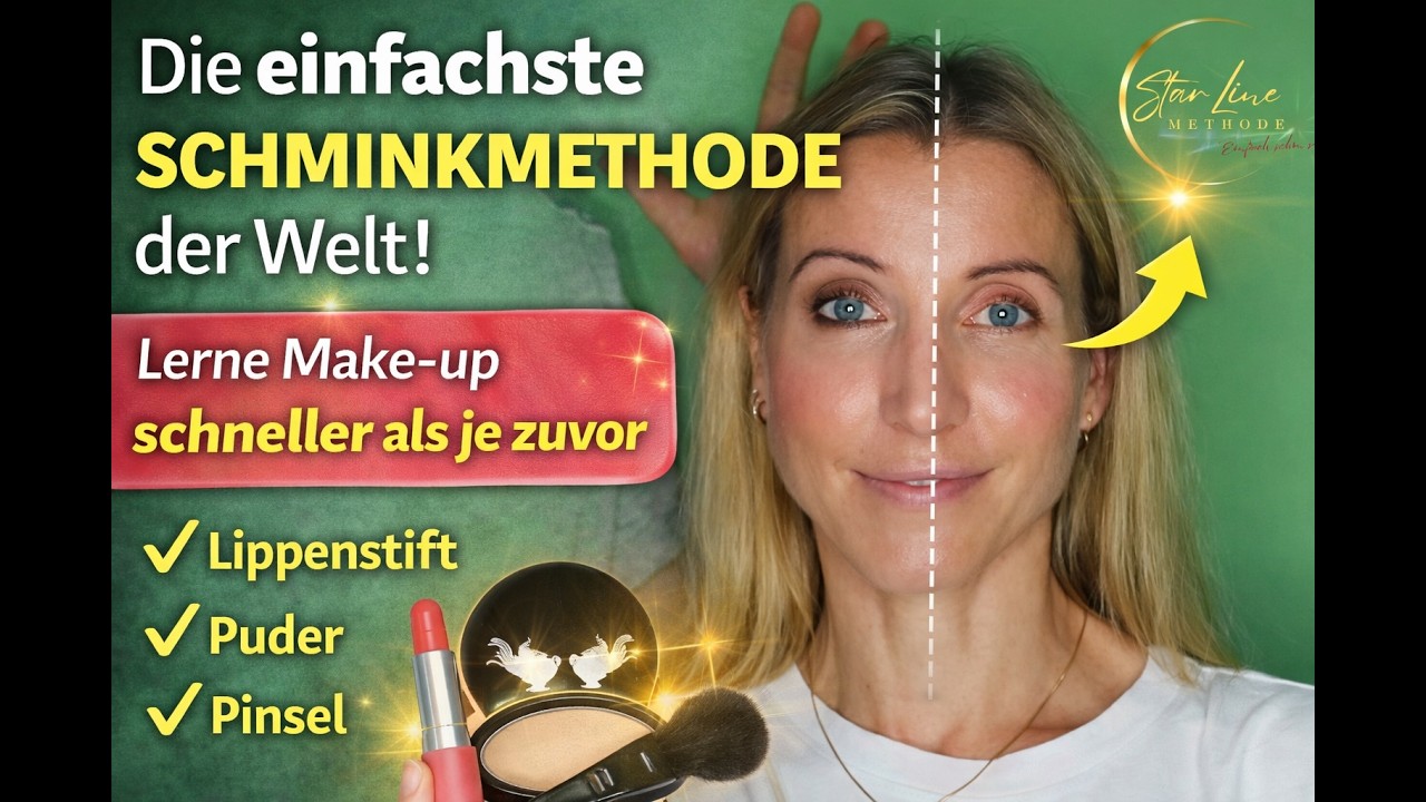 Die einfachste Schmink Methode der Welt! 💥 Lerne Make-up schneller als je zuvor | STAR LINE erklärt