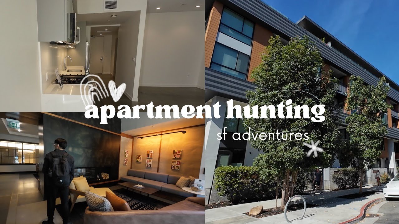 apartment hunting in sf 🏡 🌉 touring 4 apts ft. our empty apartment tour 🪴
