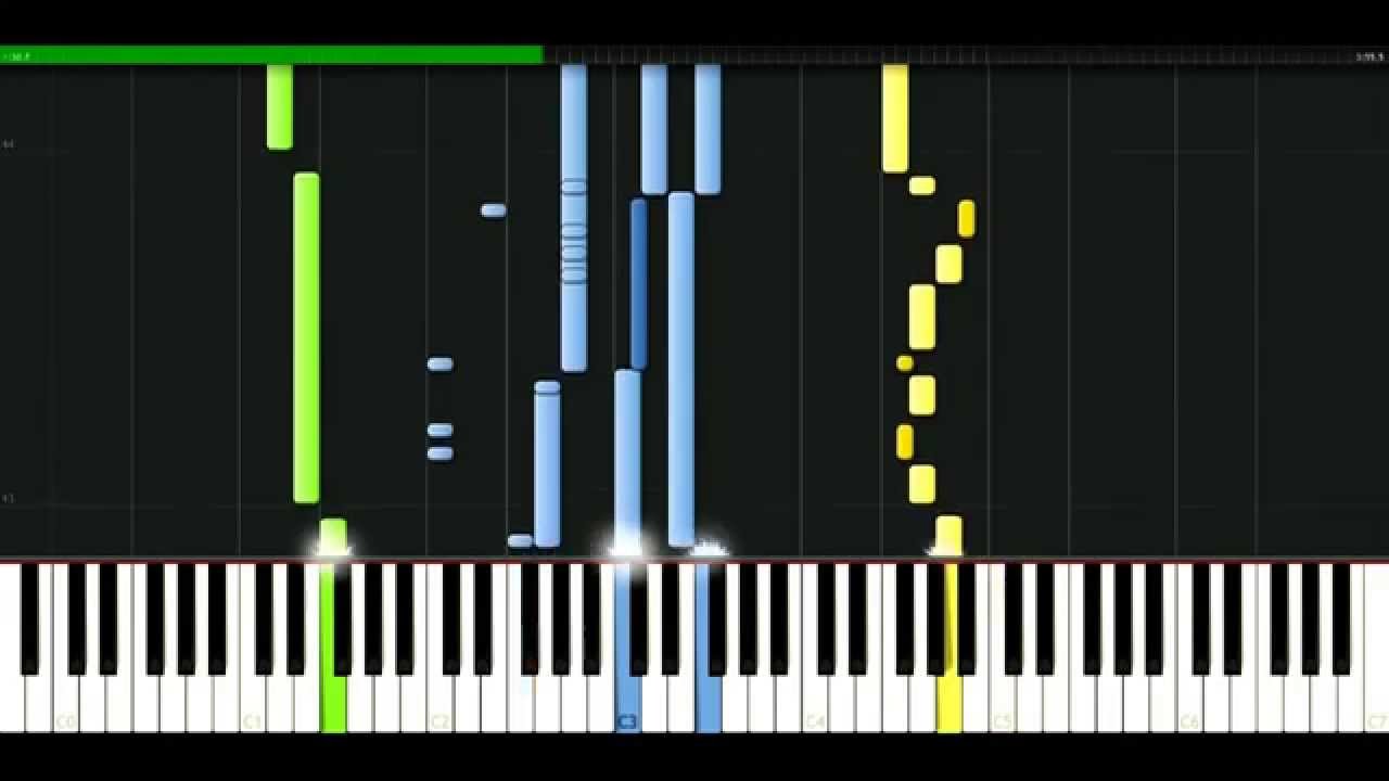 Anna Oxa - Donna con te [Piano Tutorial] Synthesia | passkeypiano