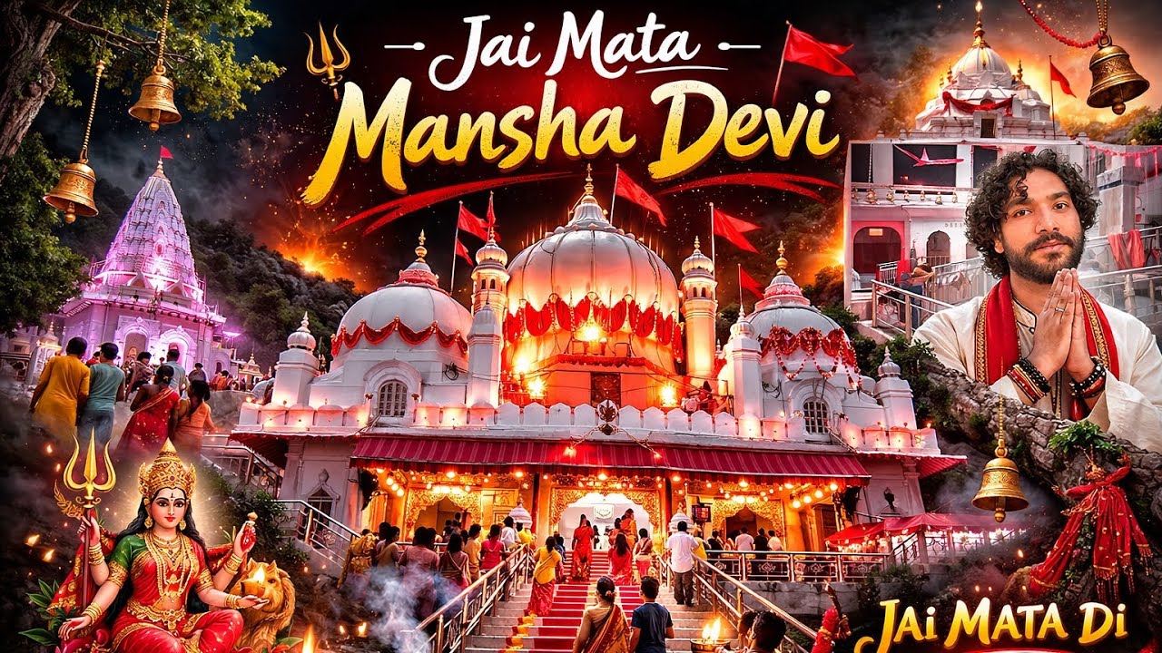 Mata Mansa Devi mandir Chandigarh 🛕❤️🙏#blogger #youtube #reelitfeelit #matarani #mata ##newblog 