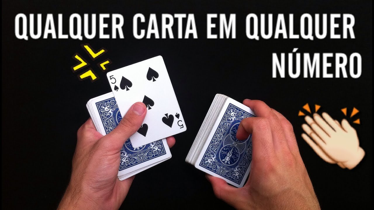 Magica N&Atilde;O REVELADA Qualquer Carta em Qualquer N&uacute;mero.