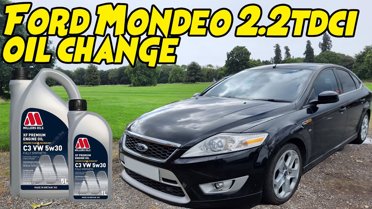 How To Change Oil And Filter On Ford Mondeo 2.2TDI