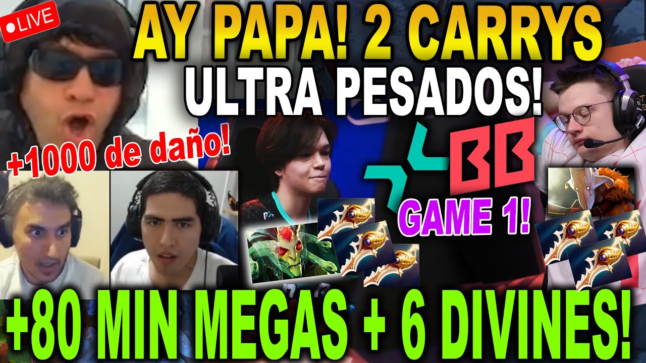 😮EL DOTA DEL A&Ntilde;O!!😮 BENJAZ LEO Y PAPITA SE VUELVEN LOCOS CON LA PARTIDA MAS EPICA DEL A&Ntilde;O! 6 DIVINES