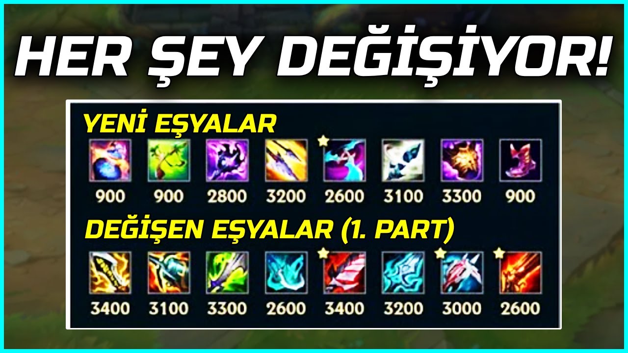 2. MEVSİM YAMA İNCELEMESİ! (Yeni Eşyalar, Kritik Eşyaları, Kaldırılan Rünler ve Daha Fazlası!)