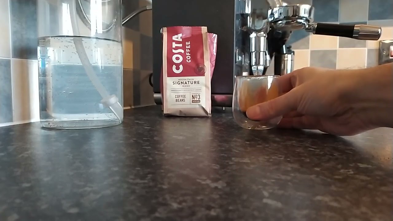Espresso Review #29 Supermarket Sunday | Costa Coffee Mocha Italia Signature Blend On ECM Puristika