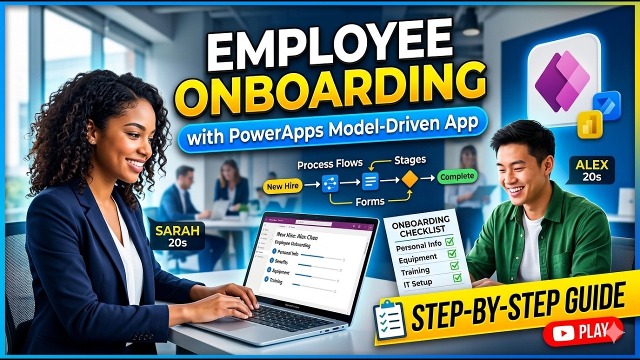 Employee Onboarding with PowerApps Model Driven App | Step-by-Step Guide