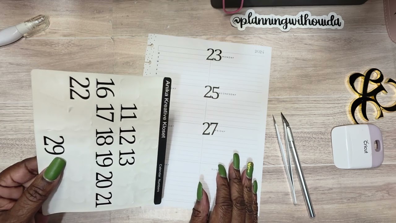 Getting things lined up in my CatchAll Planner for the week.