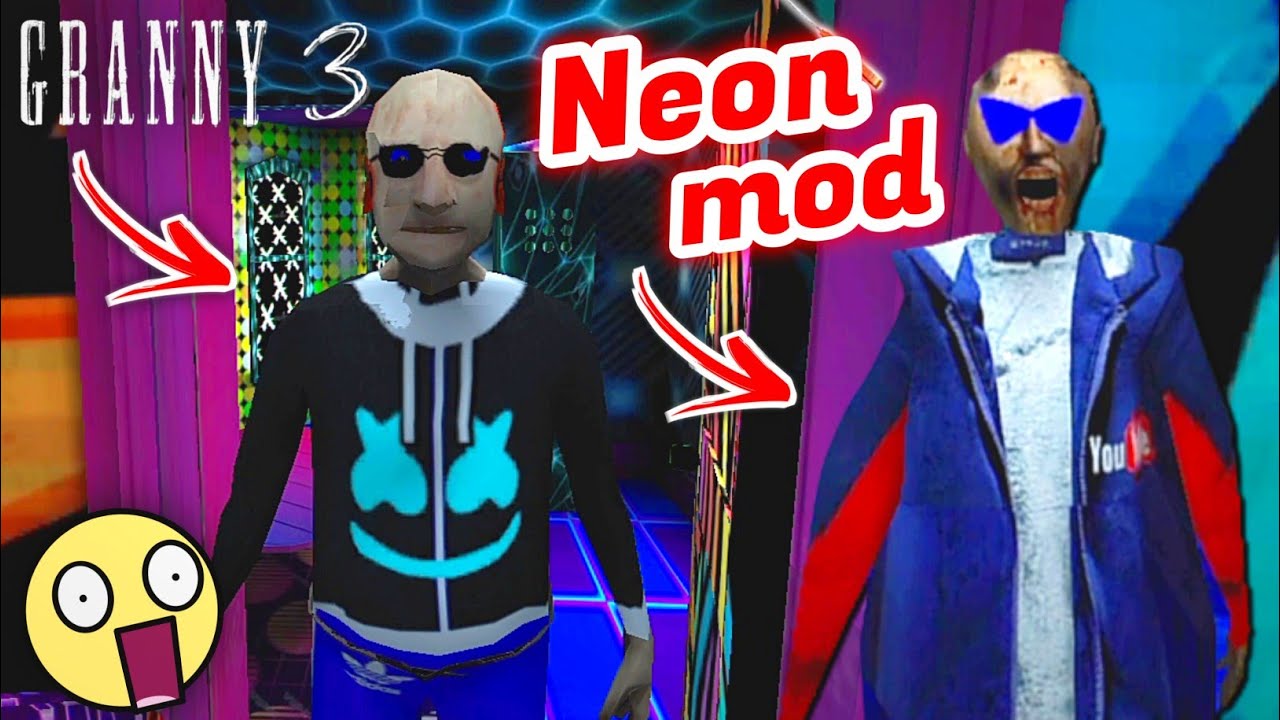 Neon granny and grandpa | Granny 3