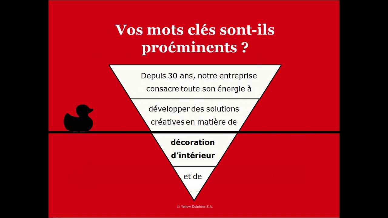 La pyramide inversée : technique de rédaction web