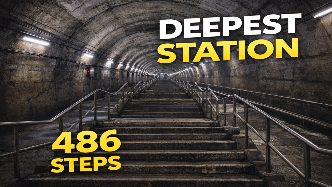 Japan’s Deepest Train Station | Doai Station Walking Tour | No Talking