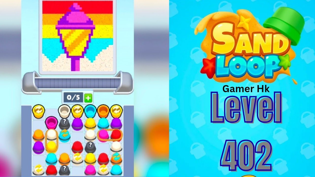 Sand loop level 402 Walkthrough Solution 