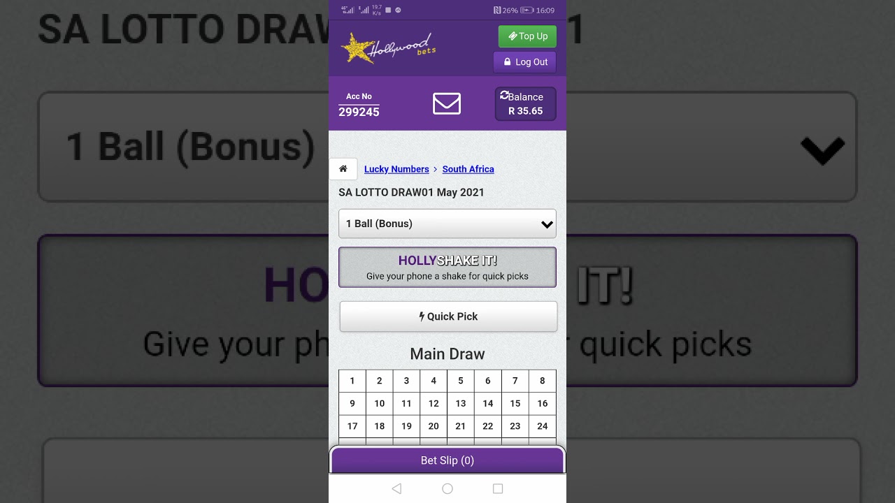 Play lucky numbers