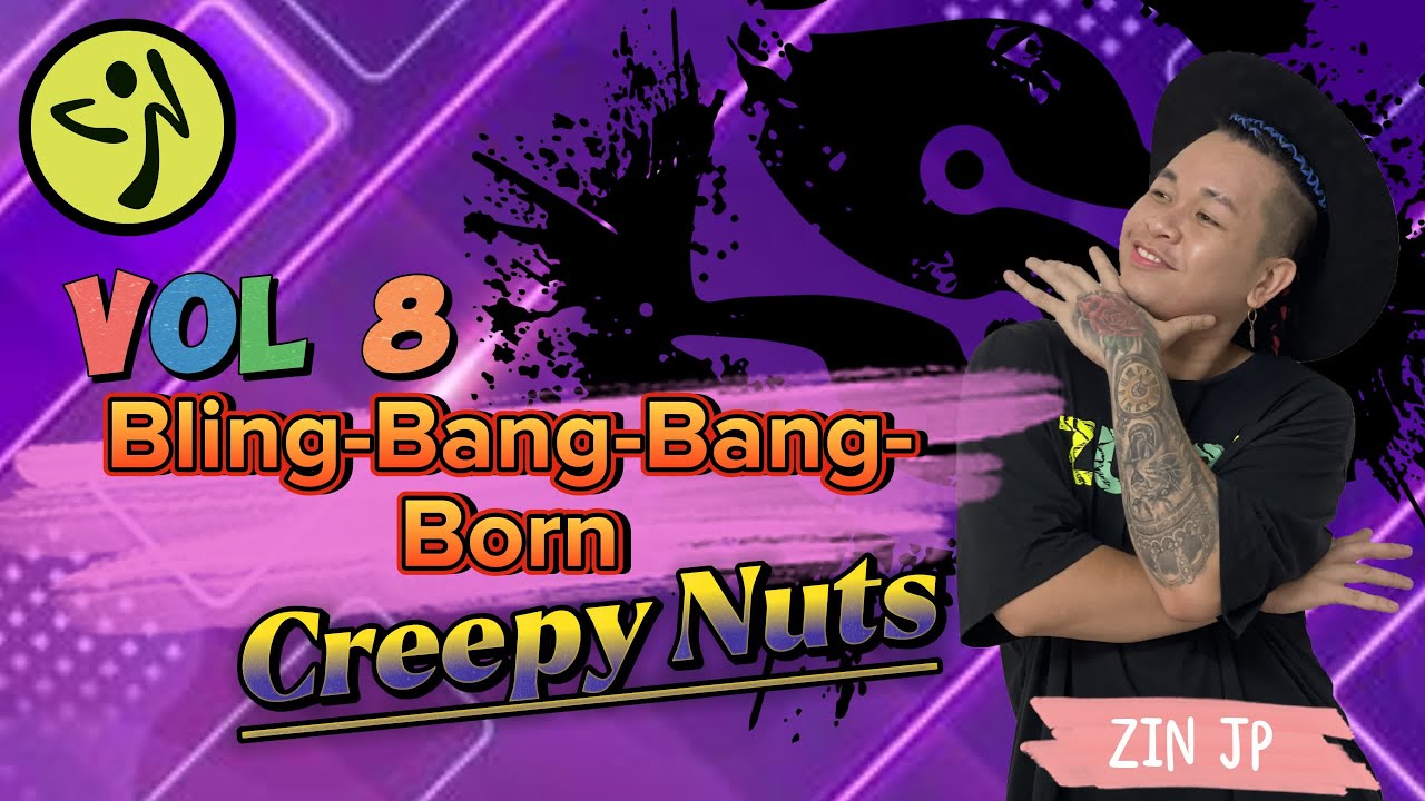Bling-Bling-Bang-Born | Creepy Nuts | Merengue | JP REMIX | Zumba Fitness | Volume 8