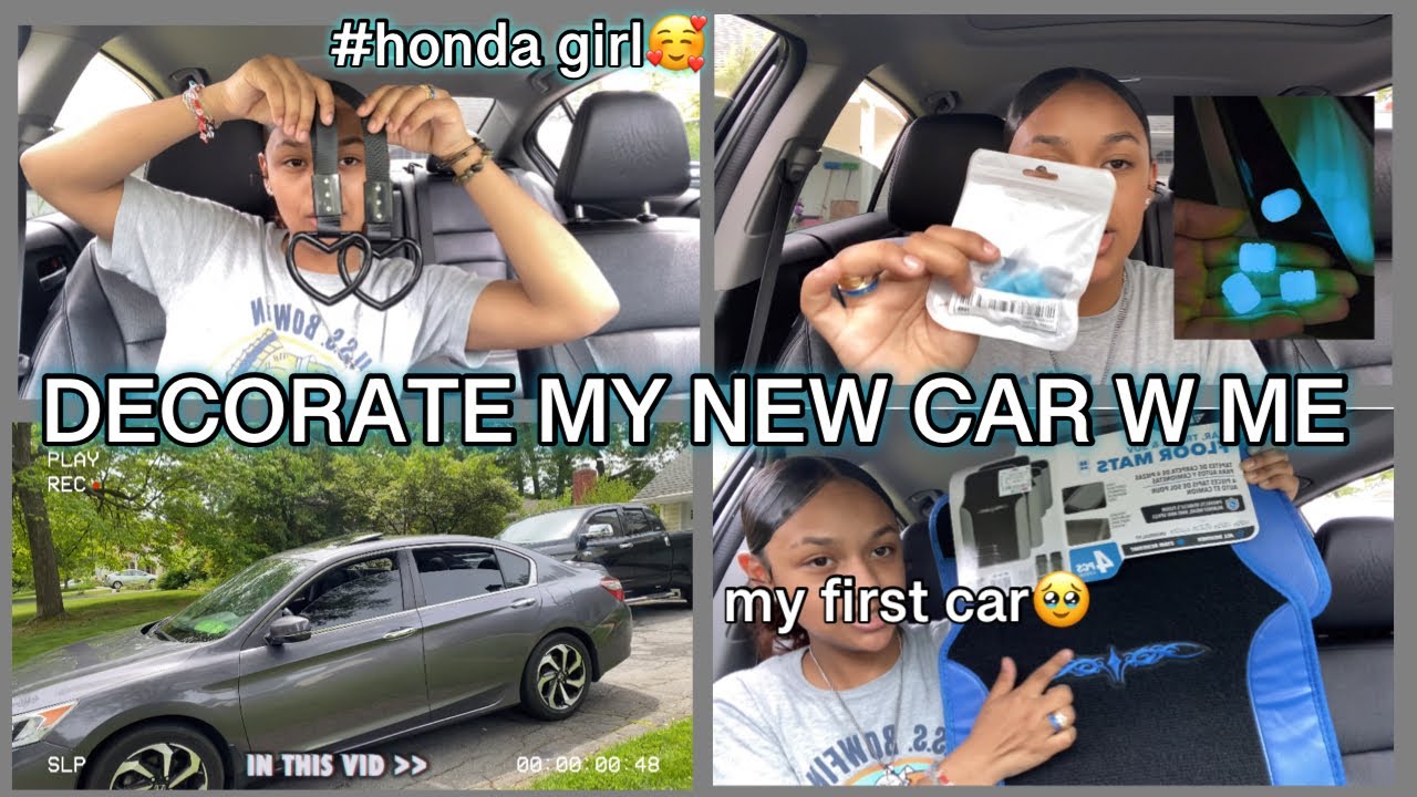 DECORATE MY NEW CAR + FULL CAR TOUR VID! | honda accord exl