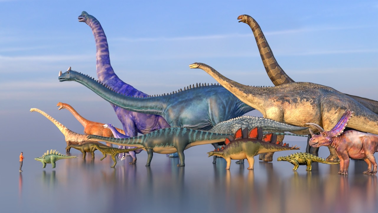 Epic Dinosaur Size Comparison in 3D: From Tiny to Titanic!