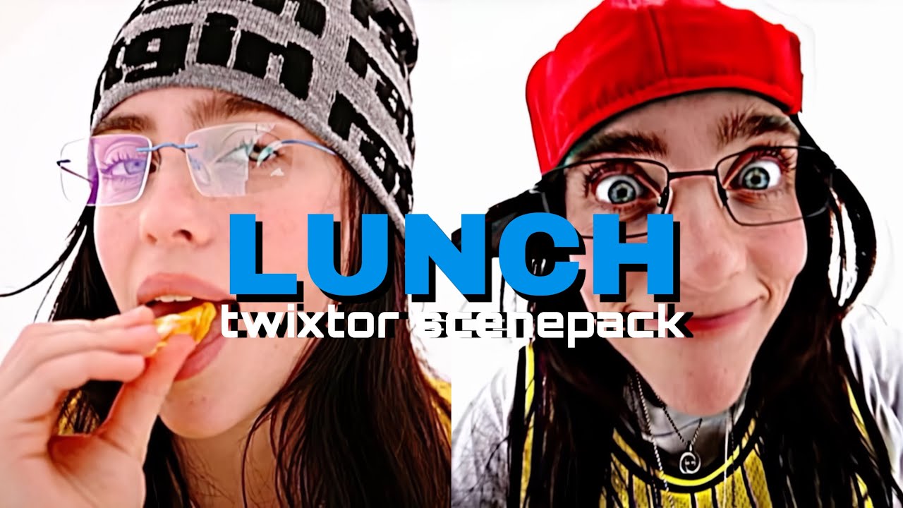 Billie Eilish “Lunch” music video twixtor scenepack