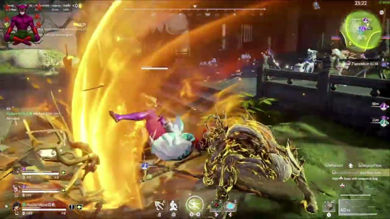 NARAKA BLADEPOINT. 永劫无间. Switched to pc. First clips. Team Rose忍者