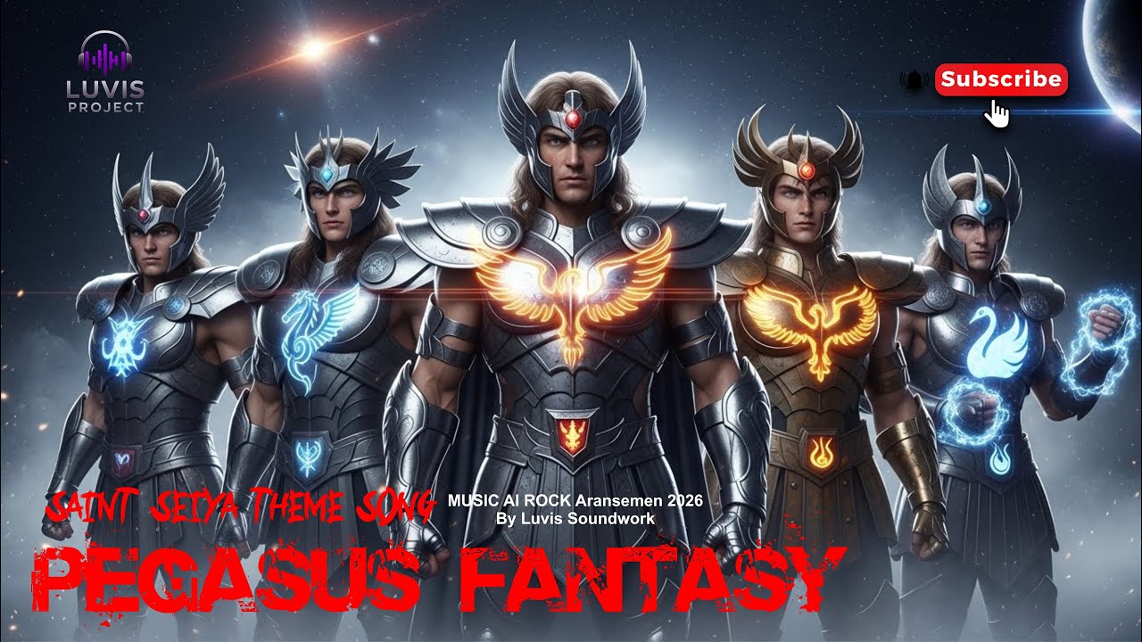 SAINT SEIYA THEME SONG - PEGASUS FANTASY ( Versi Indonesia ) ( COVER ROCK AI ) 2026 RND