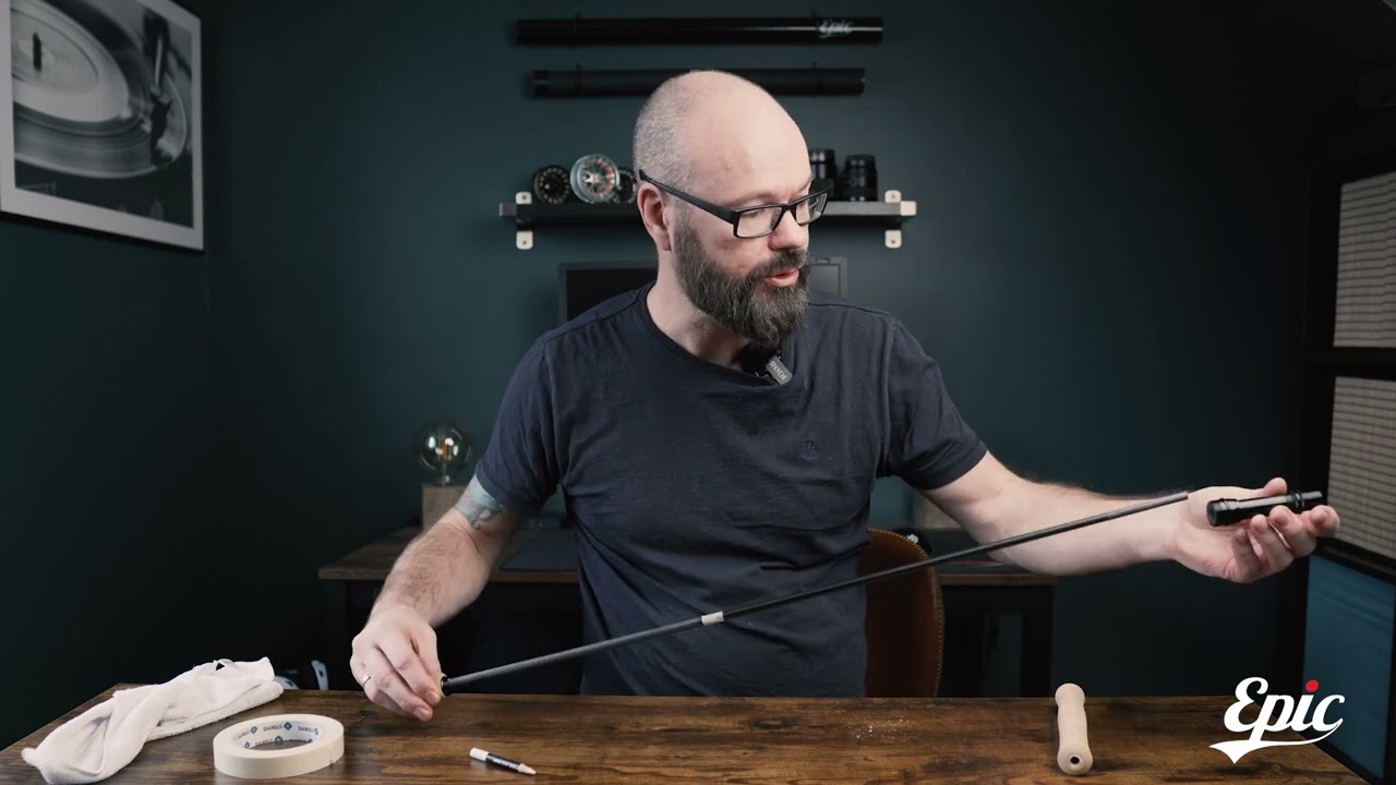 Building A Fly Rod Part 2- Cork Grip, fighting butt, reel seat, guide spacings and spining a fly rod