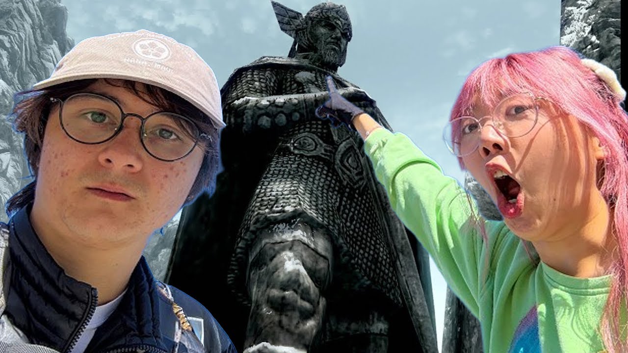 Michael Reeves shows Lilypichu Skyrim (Supercut)