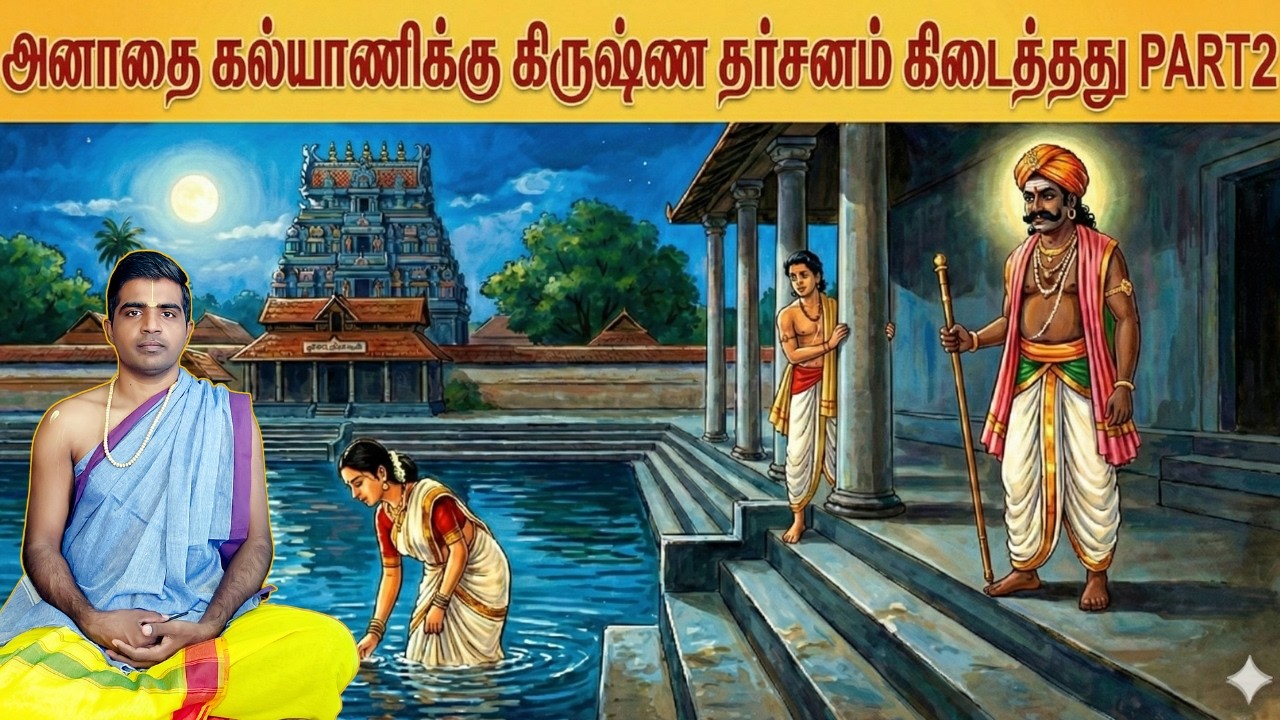 Bhakta Kalyani Charitra part 2.கல்யாணிக்கு கிருஷ்ண தர்சனம் கிடைத்ததா? ஊத்துகாடு சுந்தர்#upanyasam