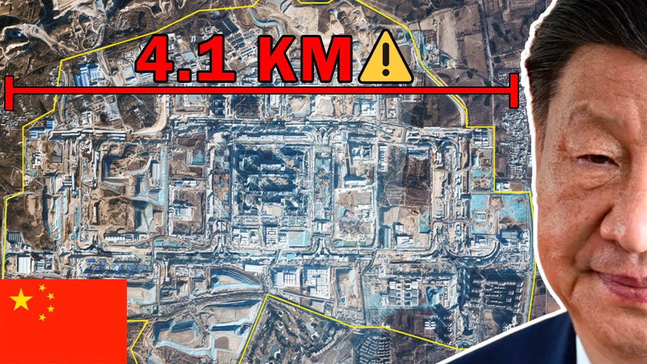 🔴 EL &ldquo;PENT&Aacute;GONO&rdquo; GIGANTE DE CHINA 🇨🇳 &iexcl;10 VECES M&Aacute;S GRANDE que el de EE.UU!